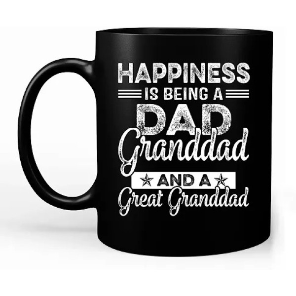 GR-Happiness Trio Funny Father's Day Coffee Mug Fr...