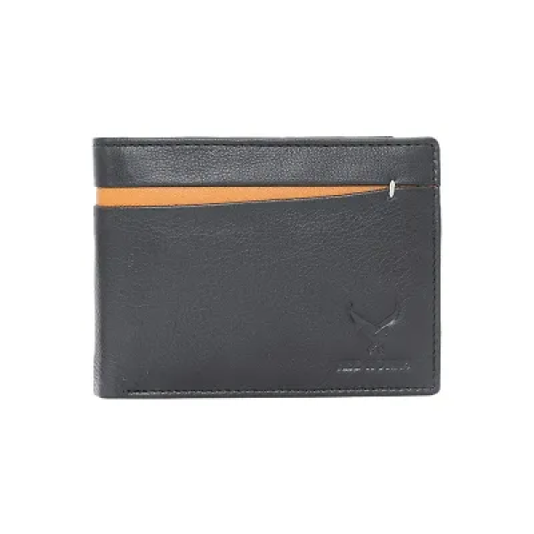 GR-REDHORNS Genuine Leather Wallet for Men Slim Bi...