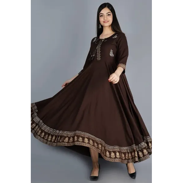 GR-Elegant Women's Long Gown for Graceful Occasion...