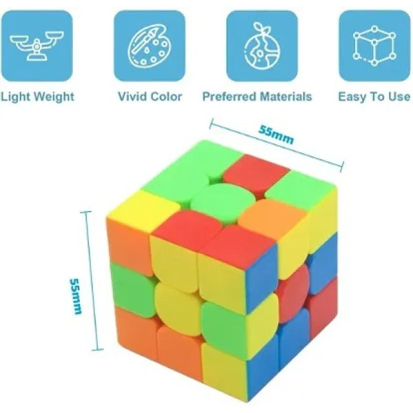 GR-Vibrant 3-D Multicoloured Plastic Puzzles - Per...