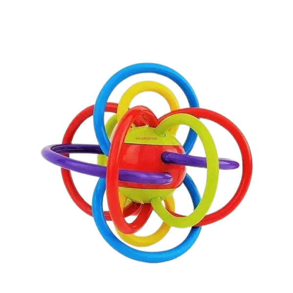 GR-Teether Tube Ball Loopi Toy for Babies 0-6 Mont...