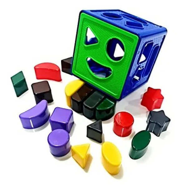 GR-Geometric Puzzle Stacker Cube - Creative Learni...
