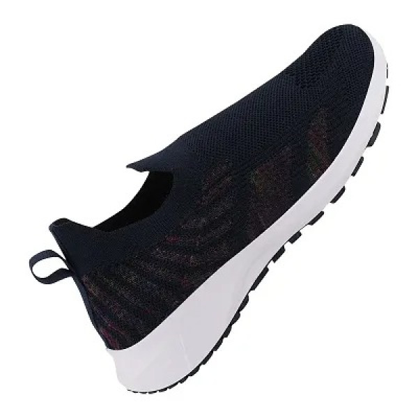 GR-Stylish Navy Blue Mesh Solid Running Shoes For Women [Premium Product]