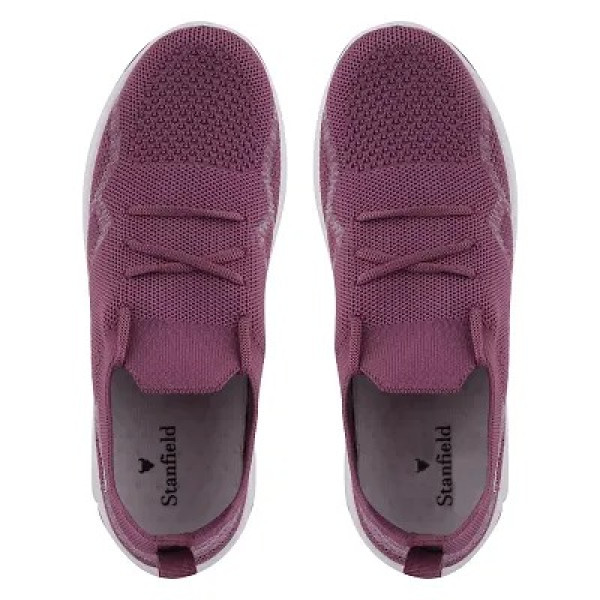 GR-Stylish Purple Mesh Solid Running Shoes For Women [Premium Product]