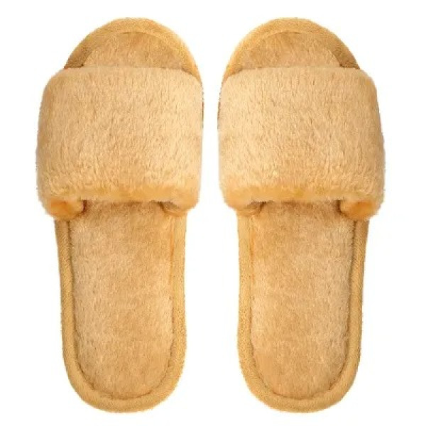GR-Slipper For Women's Flip Flops Fur Winter Fashi...