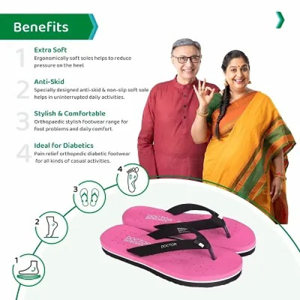 GR-Doctor Ortho Slippers for Women - Daily Use MCR Chappals [Low Budget Product]