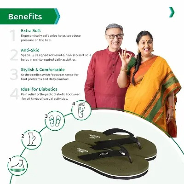 GR-Doctor Ortho Slippers for Women - Daily Use MCR Chappals [Low Budget Product]