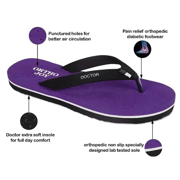 GR-Doctor Ortho Slippers For Women Daily Use / mcr chappals for women [Low Budget Product]