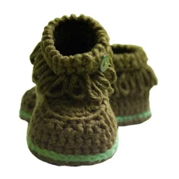 GR-Woven Whispers: Choose Pick's Cozy Baby Booties Collection [Low Budget Product]