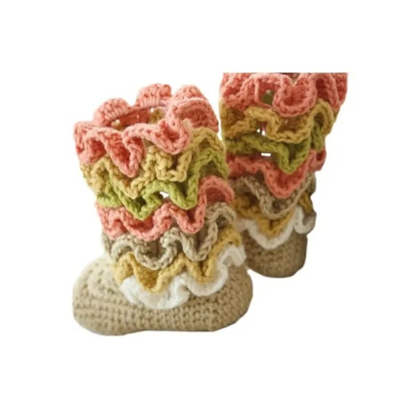 GR-Tiny Toes, Big Style: Explore Choose Pick's Wool Woven Booties [Low Budget Product]