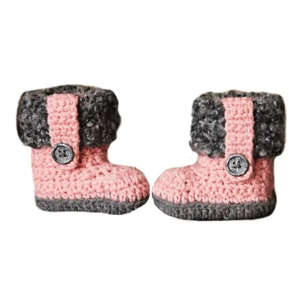 GR-Woven Warmth: Choose Pick's Stylish Wool Baby Booties Collection [Premium Product]