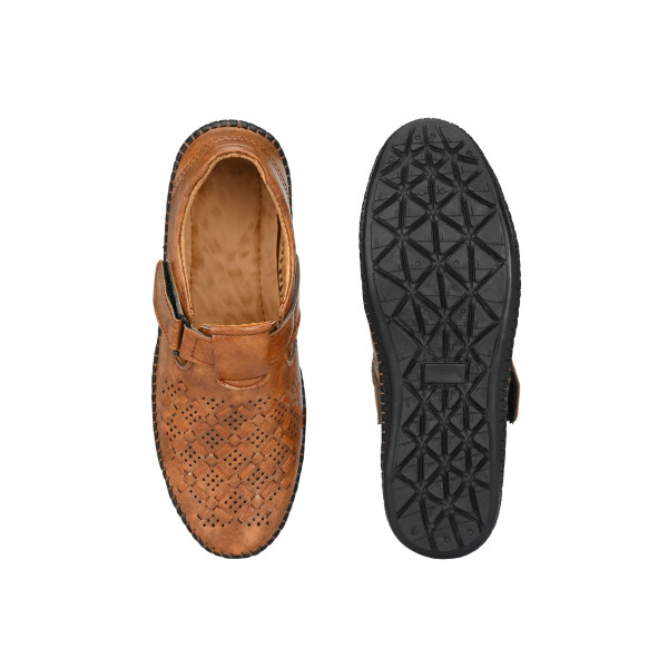 SP-Men's Synthetic Leather Slip-On Casual Sandals [Premium Product] | Free Shipping 