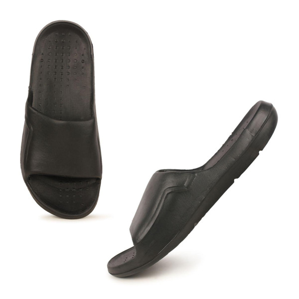 SP-Stylist Black Slider For Men [Premium Product] | Free Shipping 