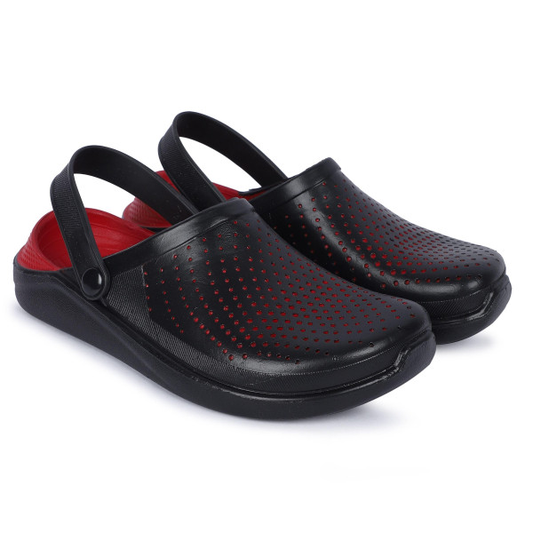 SP-New Latest Black Red Clogs For Mens [Premium Pr...