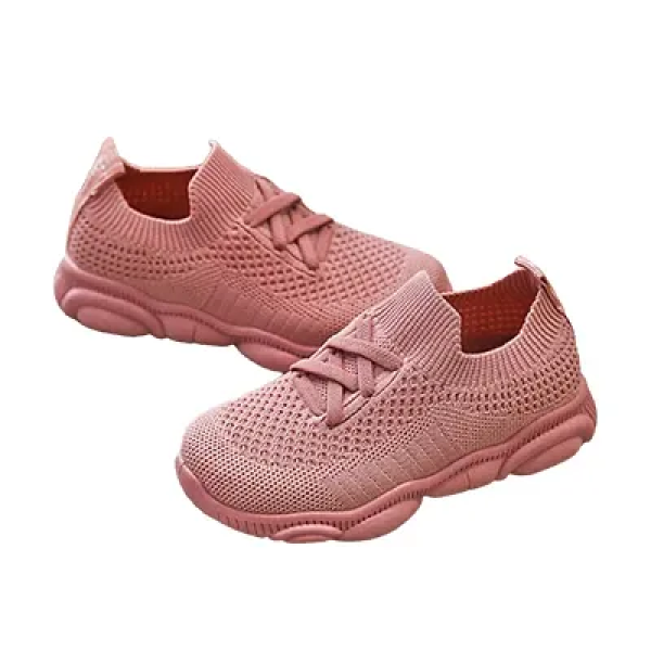 GR-Charming Pink Lace Athletic Shoes for Baby Girls (UK:6) [Low Budget Product]