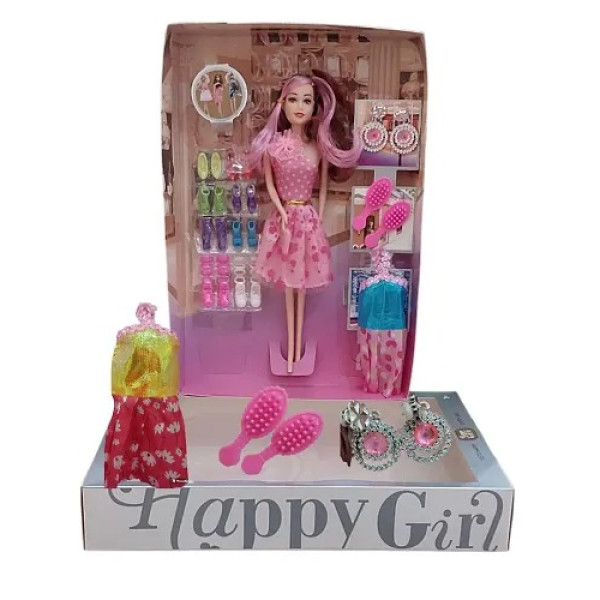 GR-Stylish Fashion Wardrobe Barbie Doll for Girls ...