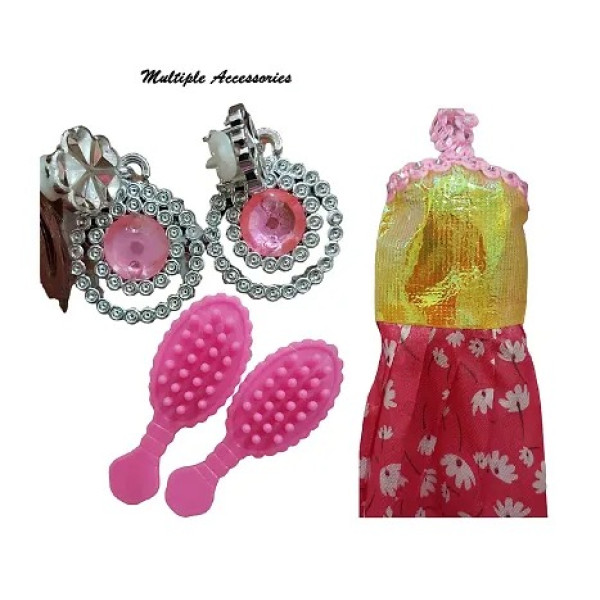 GR-Stylish Fashion Wardrobe Barbie Doll for Girls [Low Budget Product]