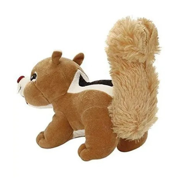 GR-Soft Toy for Kids Plush Cushion Stuffed Animal Squirrel Shape Soft Toy [Low Budget Product]