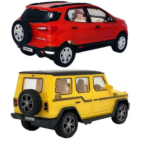 GR-Plastic Small Size Pull Back Toys Car for Kids (Pack of 2) [Premium Product]