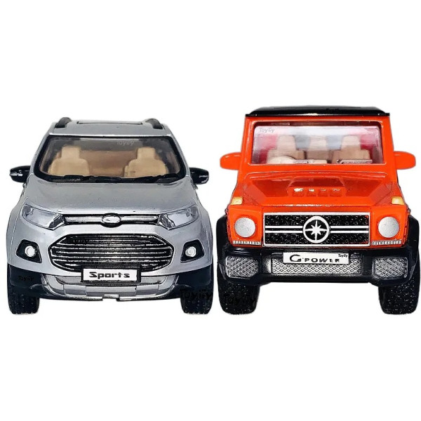 GR-Plastic Small Size Pull Back Toys Car for Kids (Pack of 2) [Premium Product]