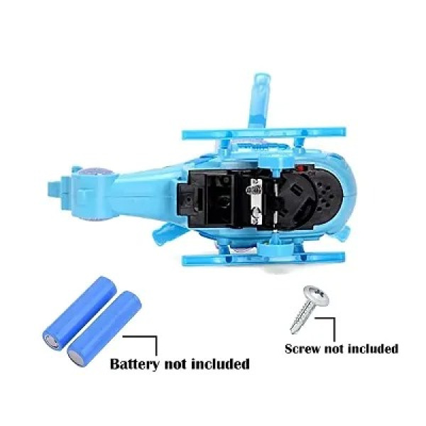 GR-Musical Aircraft Toy, Battery Operated Helicopter with Beautiful Attractive Flashing Lights [Low Budget Product]