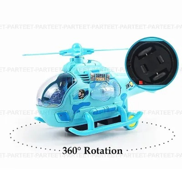 GR-Musical Aircraft Toy, Battery Operated Helicopter with Beautiful Attractive Flashing Lights [Low Budget Product]