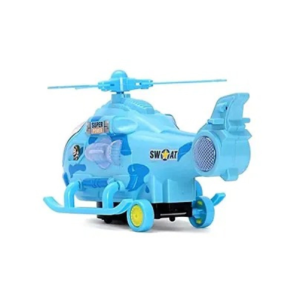 GR-Musical Aircraft Toy, Battery Operated Helicopter with Beautiful Attractive Flashing Lights [Low Budget Product]