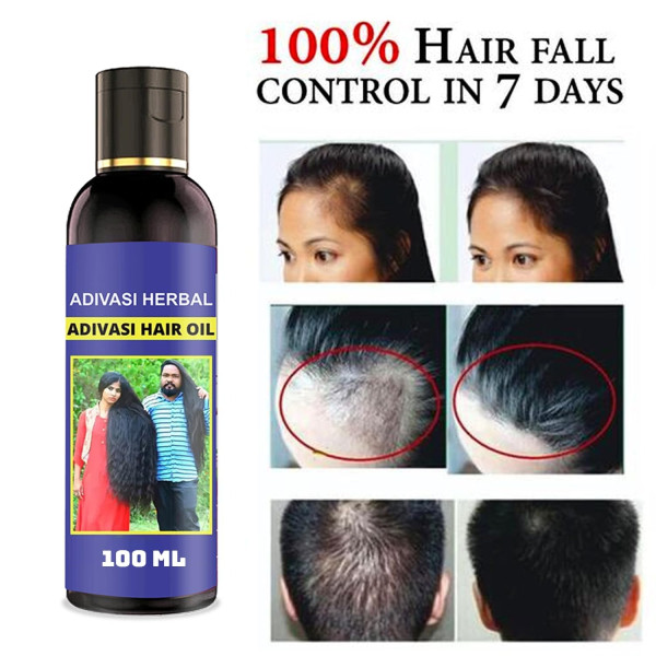 GR-Adivasi Herbal Hair Oil 100ml [Low Budget Product]