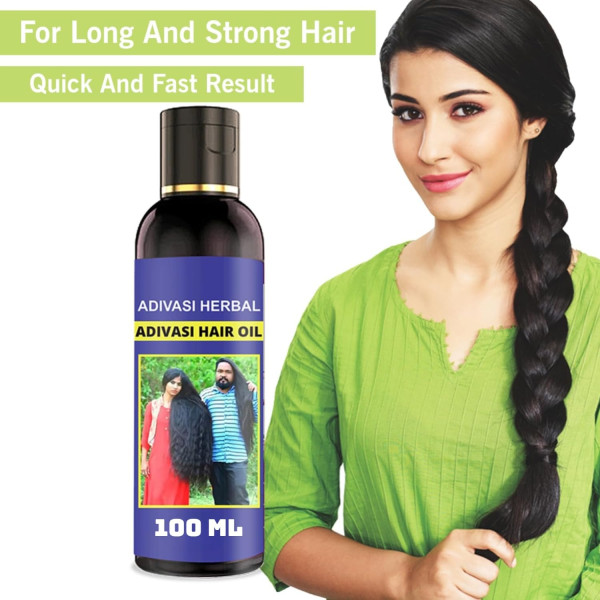 GR-Adivasi Herbal Hair Oil 100ml [Low Budget Product]