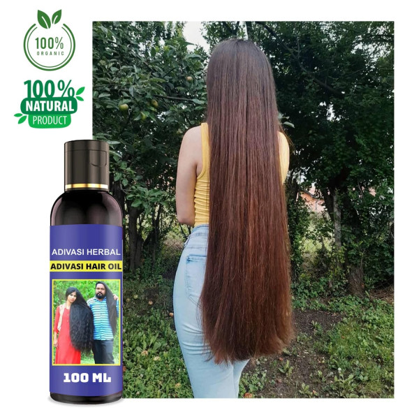 GR-Adivasi Herbal Hair Oil 100ml [Low Budget Product]
