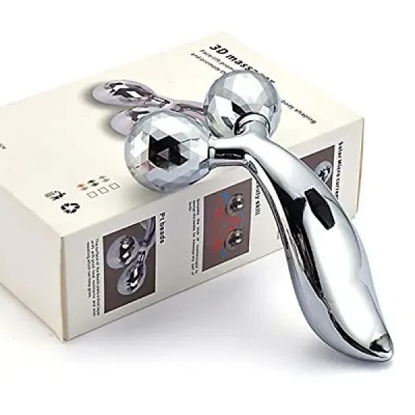 GR-Satvik Uni-SEX 3D Massager, Stainless Steel, Back, Muscle, Silver (Pack of 1) [Low Budget Product]