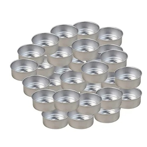 GR-MAGICMOON Tealight Aluminium Cups – Empty Tea...