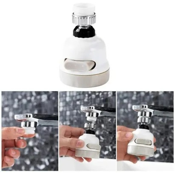 GR-K Kudos Enterprise Flexible Kitchen Tap Head - 360° Rotatable Sprayer with 3 Modes [Low Budget Product]