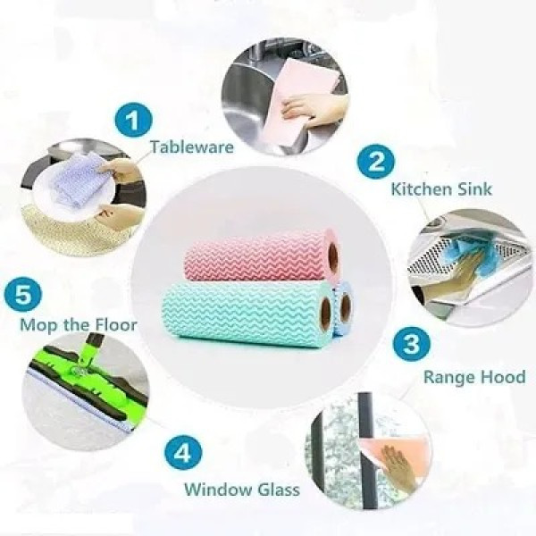 GR-Multilayer Kitchen Tissue Roll - Pack of 2 [Low Budget Product]