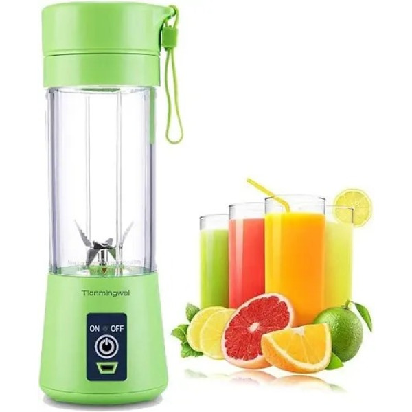 GR-Rechargeable Mini Blender Fruit Mixer Machine - 380ML Portable Electric Juicer [Low Budget Product]