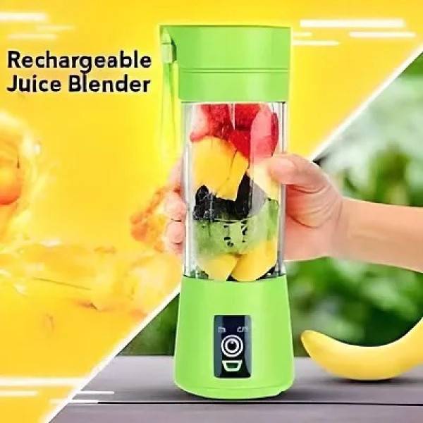 GR-Rechargeable Mini Blender Fruit Mixer Machine - 380ML Portable Electric Juicer [Low Budget Product]