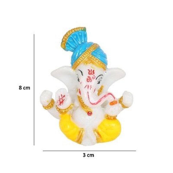 GR-Ganesh Ji Car Dashboard Idol – Spiritual Charm for Your Vehicle [Low Budget Product]