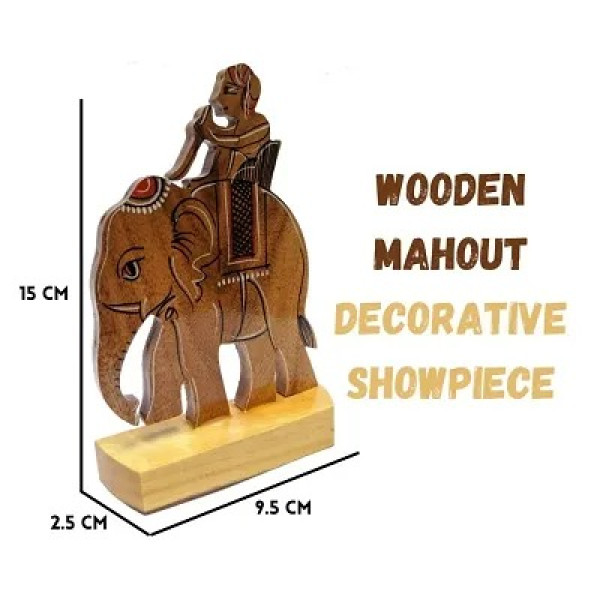GR-Wooden Showpiece Item for Home Office Decoration [Low Budget Product]