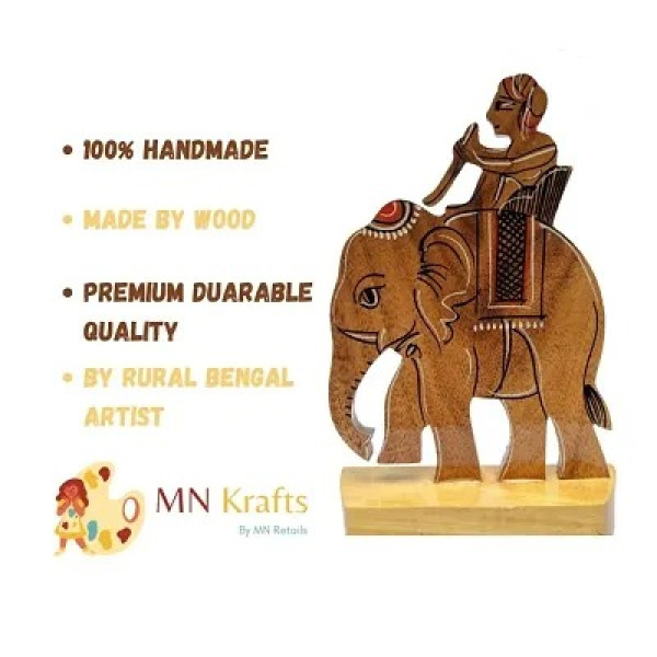 GR-Wooden Showpiece Item for Home Office Decoration [Low Budget Product]