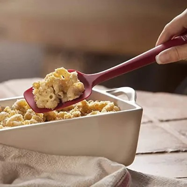 GR-Silicone Spatulas Spoon One Piece Design Heat-resistant Baking Tools Non-stick Butter Scraper Spoon Cooking Utensils [Low Budget Product]