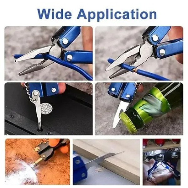 GR-9 in 1 Multifunctional Hand Piler Tool Keychain [Low Budget Product]