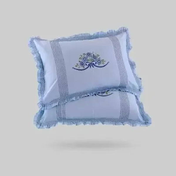 GR-Stylish Cotton Pillow Covers- 2 Pieces [Low Bud...