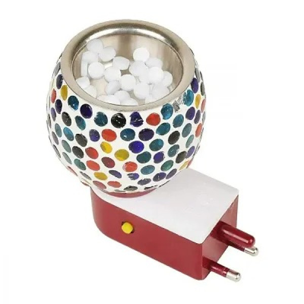 GR-3-in-1 Electric Camphor Diffuser, Kapoor Dani, Night Lamp, and Essential Aroma Oil Burner [Low Budget Product]