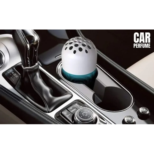 GR-Mint Air Gel Car Perfume |Water Based Car Air Freshener - Jade (100g) [Low Budget Product]