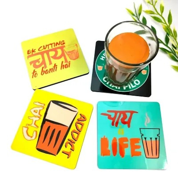 GR-Stylish Tea Coaster Set [Low Budget Product]