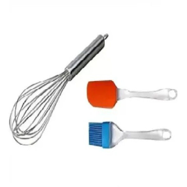 GR-Kitchen Silicon Whisk Combo Kitchen Tools Set [Low Budget Product]