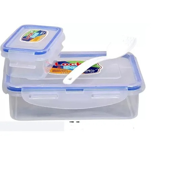 GR-Colorful Lunchtime Fun: 500ml Leakproof Lunch Box (Microwave Safe!) [Low Budget Product]