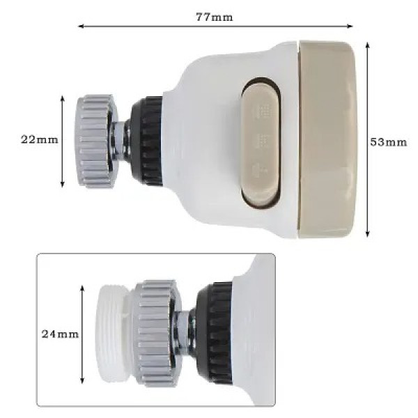 GR-360° Water-Saving Faucet Sprayer with Adjustable Modes [Low Budget Product]