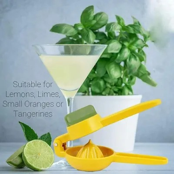 GR-Sunshine in a Squeeze: Manual Citrus Juicer for Freshly Squeezed Joy (Yellow) [Low Budget Product]