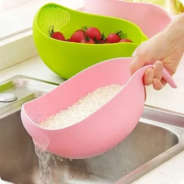 GR-Pink Perfection: Wash & Strain Bowl (Pink) [Low Budget Product]